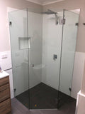Frameless diamond 10mm toughened
