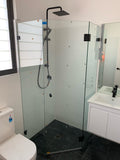 Frameless diamond 10mm toughened