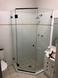 Frameless diamond 10mm toughened