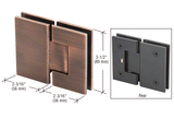 Frameless Hinges Geneva 180 Degree Glass-to-Glass
