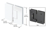 Frameless Hinges Geneva 180 Degree Glass-to-Glass