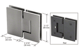 Frameless Hinges Geneva 180 Degree Glass-to-Glass